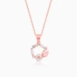 Crystal Rose Gold Necklace